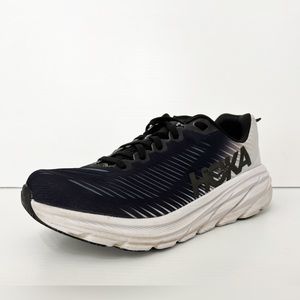 Hoka One One Rincon 3 Running Shoes - Black/White - 10 Wide